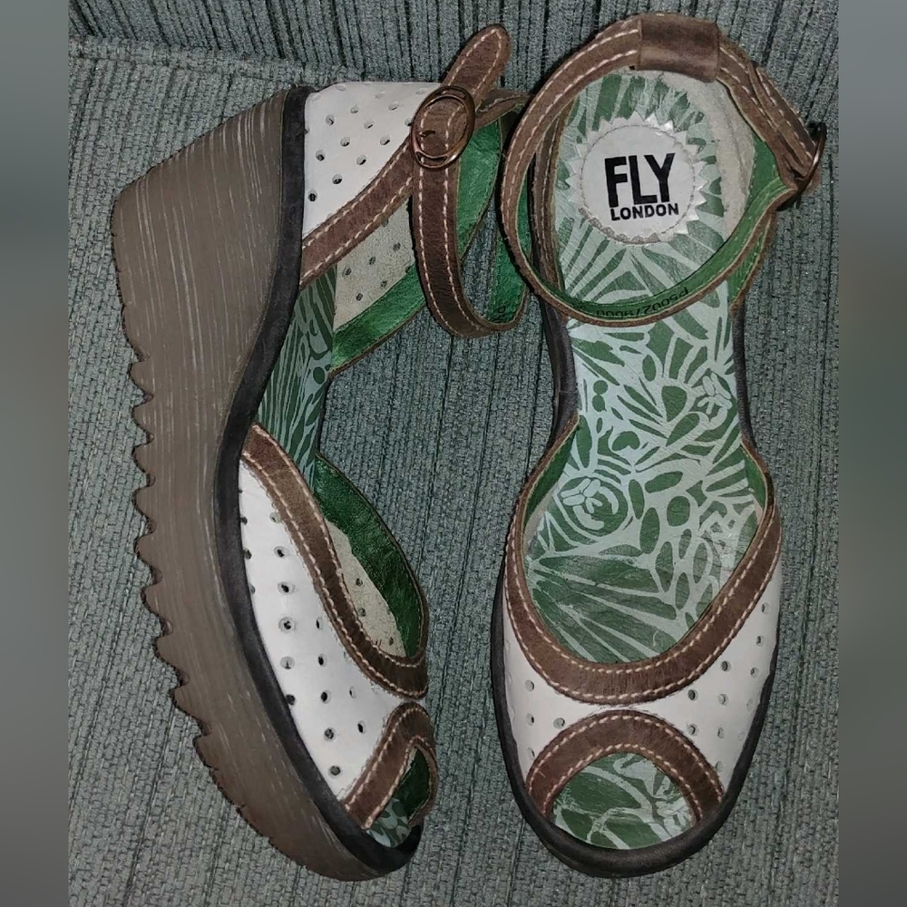 FLY London Yoda Wedge Sandals